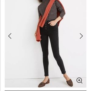 Madewell 10” High Rise Skinny Jean Black